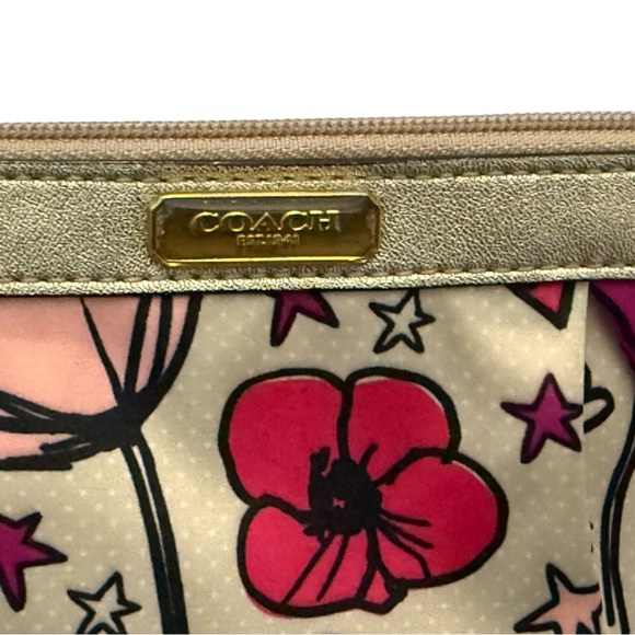 Coach Poppy Kyra Satin Medium Wristlet (EUC) - Picture 2 of 7